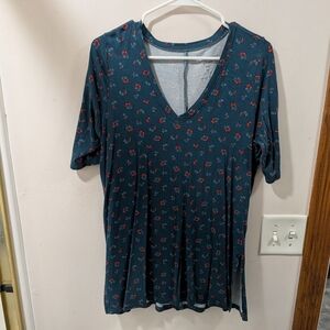 Women's 00 Flower Tunic Top